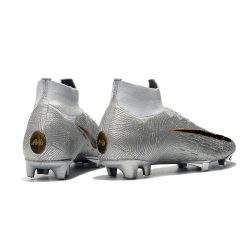 fodboldstøvler Nike Mercurial Superfly 6 Elite FG - Sølv Sort_5.jpg